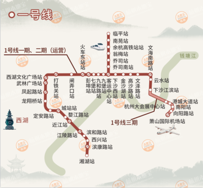 一號線杭州地鐵時間表