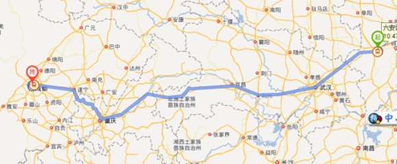 武漢到成都有多遠(yuǎn)