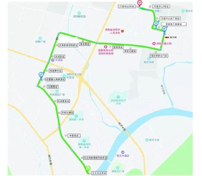 長沙27路公交車路線